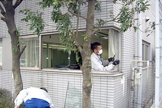 本社社屋の被災状況写真