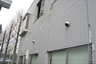 本社社屋の被災状況写真