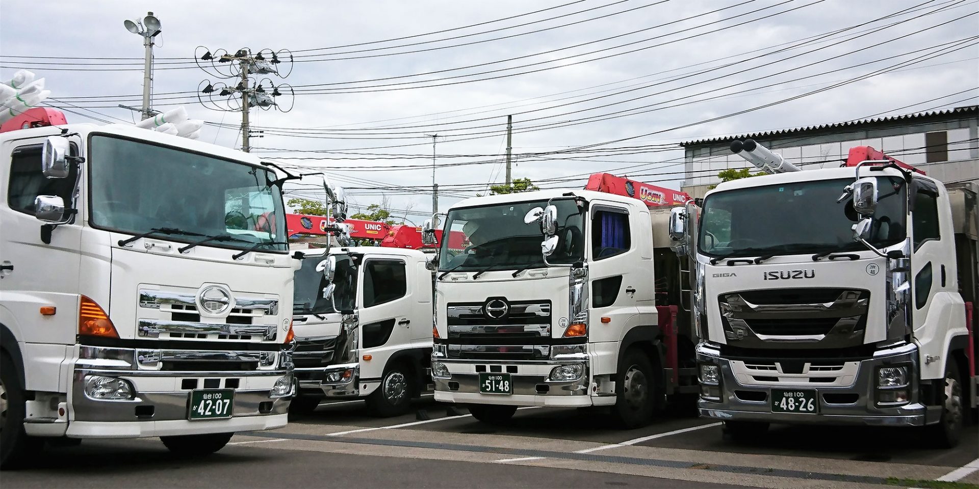 大事な資材・機材を安全・確実にお届けします。